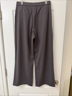 HALARA Men's Wide-Leg Dress Pants in Charcoal Gray